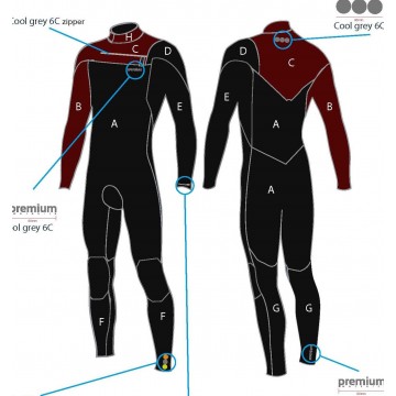 Premium wetsuit SC2 3/2.5mm...